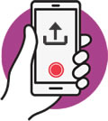 Upload your video or image to Talk to the Press